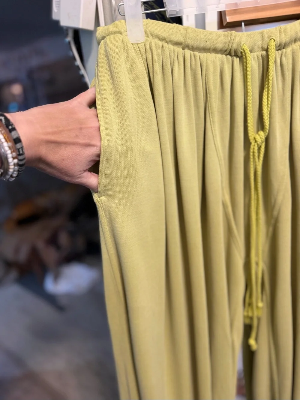 Free People Movement Lime Drawstring Momentum Pants